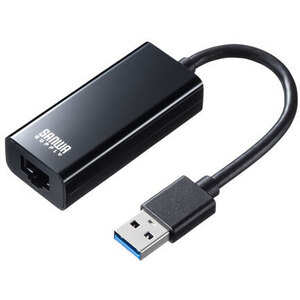 有線ＬＡＮアダプタ　ＵＳＢ　Ａ　Ｇｅｎ１　－　ＬＡＮ変換・Ｇｉｇａｂｉｔ対応　ＵＳＢ－ＣＶＬＡＮ１ＢＫＮ　■２営業日内届