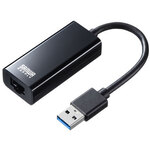 有線ＬＡＮアダプタ　ＵＳＢ　Ａ　Ｇｅｎ１　－　ＬＡＮ変換・Ｇｉｇａｂｉｔ対応　ＵＳＢ－ＣＶＬＡＮ１ＢＫＮ　■２営業日内届