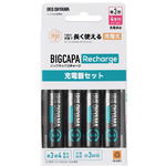 ビックキャパ　充電器セット　単３型４個付