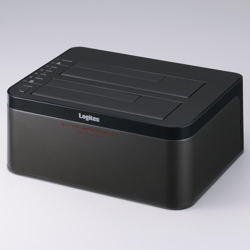 ２Ｂａｙスタンド型ＨＤＤ＋ＳＳＤデュプリケーターケース／ＵＳＢ３．０　ＬＧＢ－２ＢＤＰＵ３ＥＳ　■お取り寄せ品
