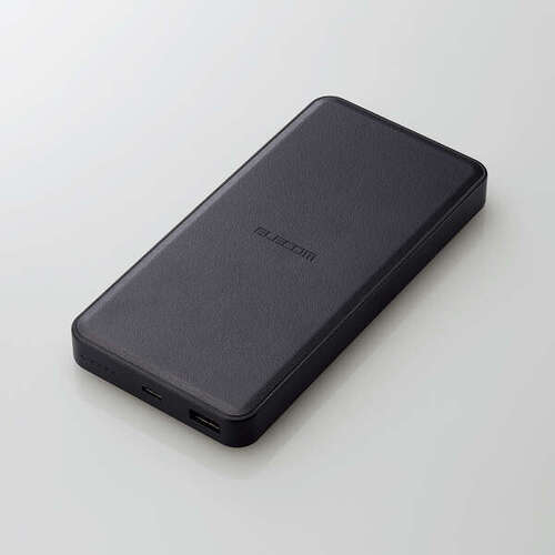 リン酸鉄モバイルバッテリー／１２０００ｍＡｈ／２０Ｗ出力／ブラック　ＤＥ－Ｃ３９－１２０００ＢＫ　■お取り寄せ品