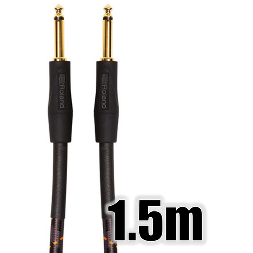 楽器用ケーブル／２４Ｋ金メッキ／１．５ｍ／ＴＳフォン－ＴＳフォン／両ストレート型　■お取り寄せ品