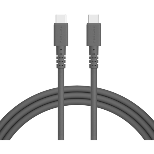 ＭＯＴＴＥＲＵ　ＵＳＢ－ＣｔｏＣケーブル２ｍ　スモーキーブラック　ＭＯＴ－ＳＣＢ２４０ＣＣＧ２００－ＢＫ　■お取り寄せ品
