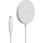 マグネットＱｉ２．２規格対応ワイヤレス充電器／２５Ｗ／卓上／１ｍ／シルバー　Ｗ－ＭＡ１２ＳＶ　■お取り寄せ品