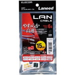 やわらかＬＡＮケーブル　ＣＴ６　ストレート　０．１５ｍ　ブルー　ＬＤ－ＧＰＹ／ＢＵ０１５　■お取り寄せ品