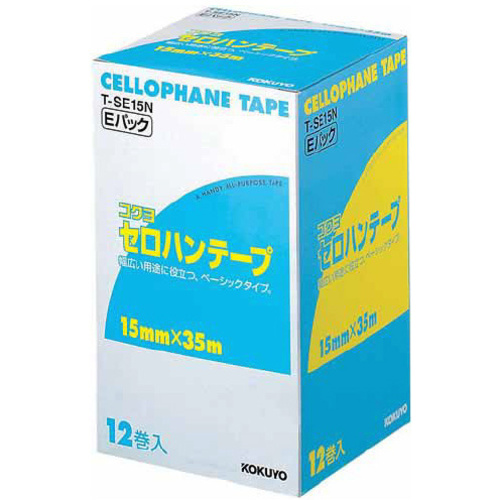 セロハンテープお徳用Ｅパック　１５ｍｍ&times;３５ｍ