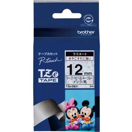 ピータッチＴＺｅテープベビーミッキーブルー１２ｍｍ【お取り寄せ品】６営業日以内届