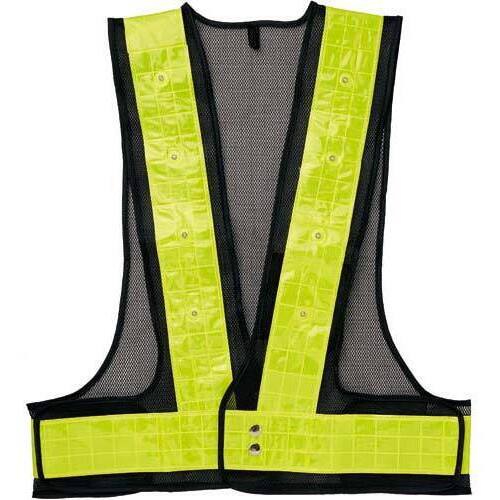 反射安全ベスト　ＬＥＤ　イエロー