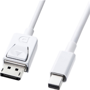ミニ－ＤｉｓｐｌａｙＰｏｒｔ変換ケーブル（１ｍ・ホワイト）　■お取り寄せ品
