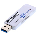 ウイルス対策ＵＳＢメモリー（マカフィー）／６４ＧＢ／１年ライセンス／ＵＳＢ３．０　■お取り寄せ品