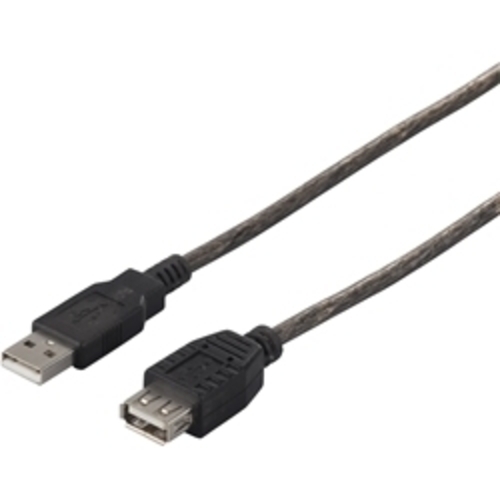 ＵＳＢ２．０延長ケーブル（Ａ　ｔｏ　Ａ）　３ｍ　ブラックスケルトン　ＢＳＵＡＡ２３０ＢＳ　■お取り寄せ品