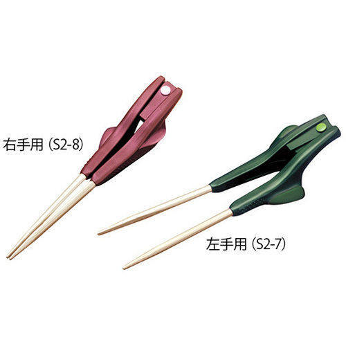 箸ぞうくん（自助食器）　赤　左手用　Ｓ２－９