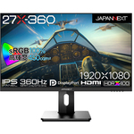 ゲーミングディスプレイ／２７型／１９２０×１０８０／ブラック　ＪＮ－３６０ＩＰＳ２７ＦＨＤＲ－ＨＳＰ　■２営業日内届