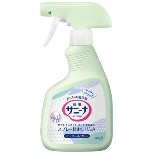 サニーナ　薬用スプレー状おしりふき４００ｍｌ