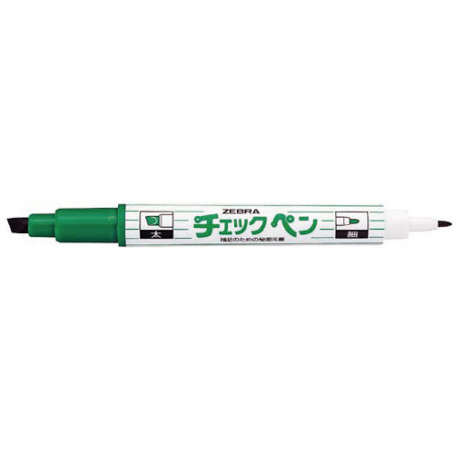 チェックペン　緑　Ｘ１０