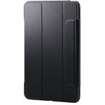 １１インチｉＰａｄ　Ｐｒｏ（Ｍ４）／フラップケース／薄型軽量／背面クリア／フレームカラー／ブラック　■お取り寄せ品