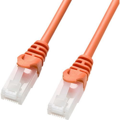 ツメ折れ防止ＣＡＴ５ｅＬＡＮケーブル（オレンジ・２０ｍ）　ＬＡ－Ｙ５ＴＳ－２０Ｄ　■お取り寄せ品