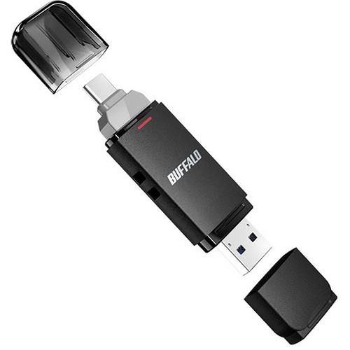 ＵＳＢ３．２Ｇ２　Ｃ／Ａ　中低速スティックＳＳＤ　１ＴＢ　ブラック　ＳＳＤ－ＳＤ１．０Ｕ３－ＢＡ　■２営業日内届