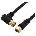 ケーブル　７．０ｍ　黒　Ｆ型差込式ネジ式　【お取り寄せ品】１３営業日以内届