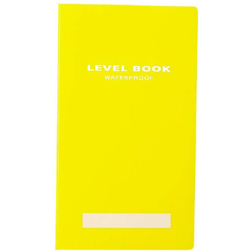 測量野帳ブライトカラー　レベル合成紙　３０枚　黄