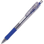 ノック式　タプリクリップボールペン　０．５ｍｍ　青