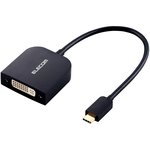 ＵＳＢ　Ｔｙｐｅ－Ｃ映像変換アダプタ／ＵＳＢ　Ｔｙｐｅ－Ｃ　ｔｏ　ＤＶＩ／ブラック　■お取り寄せ品