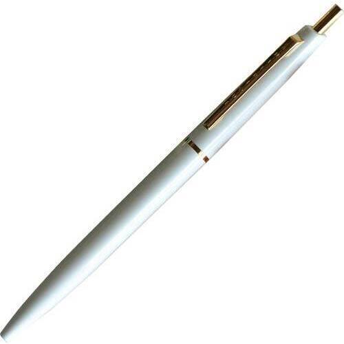 油性ボールペン　スノーホワイト軸　０．５ｍｍ