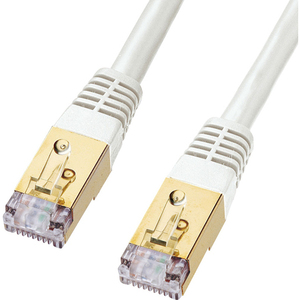 カテゴリ７ＬＡＮケーブル（２ｍ・ホワイト）　ＫＢ－Ｔ７－０２ＷＮ　■お取り寄せ品