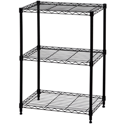 カラーメタルラック　幅５５０&times;高８００　ブラック