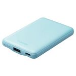 モバイルバッテリー／１２Ｗ対応／５０００ｍＡｈ／ブルー　ＤＥ－Ｃ３７－５０００ＢＵ　■お取り寄せ品