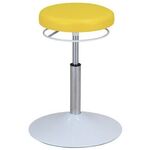 患者用ラウンドチェア　イエロー　ＮＣ－ＹＬ　７－８３１－０４