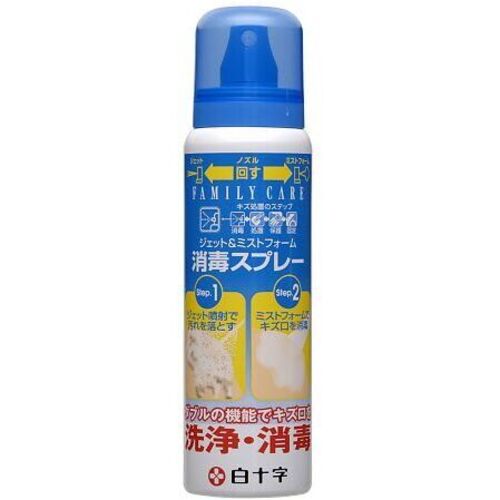 ジェット＆ミストフォーム消毒スプレー　１００ｍＬ　　６４－４３６６－０１　●ご注文は数量２から