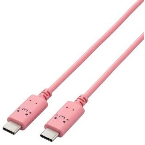 ＵＳＢ　Ｔｙｐｅ－Ｃケーブル／顔つき／１．０ｍ／トキメキ　ＭＰＡ－ＣＣＦ１０ＰＮＦ　■お取り寄せ品