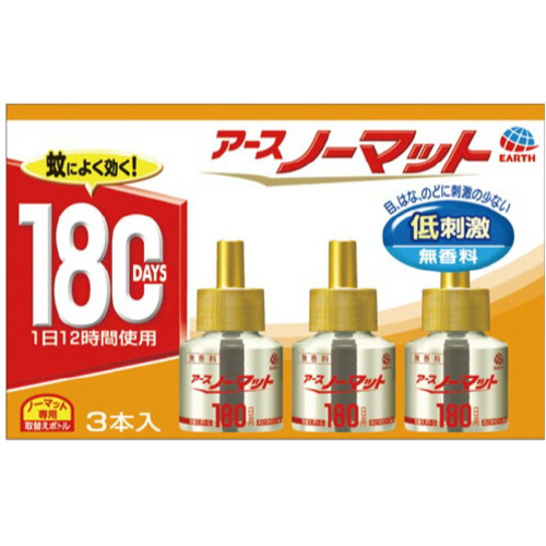 ノーマット取替ボトル１８０日無香料３本入×２