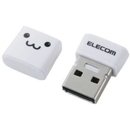 ＵＳＢメモリ／ＵＳＢ２．０／小型／キャップ付／３２ＧＢ／ホワイトフェイス　ＭＦ－ＳＵ２Ｃ３２ＧＷＨＦ　■お取り寄せ品