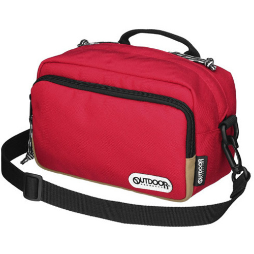 ＯＵＴＤＯＯＲ　ＰＲＯＤＵＣＴＳ（アウトドアプロダクツ）　カメラショルダーバッグ０３　レッド　■お取り寄せ品