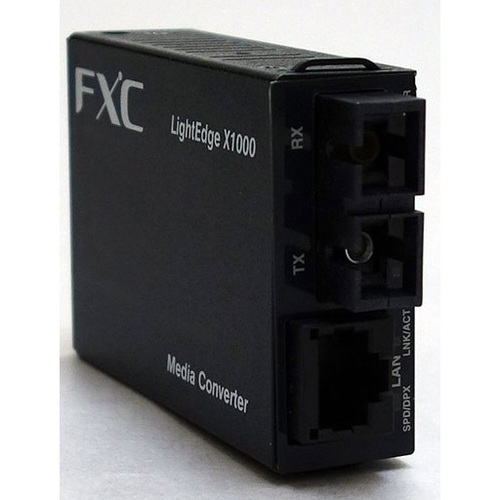 １００ＦＸ（シングルＳＣ）　２芯マイクロメディアコンバータ　ＬＥＸ１５４２－１５　■お取り寄せ品