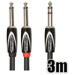 オーディオケーブル／３ｍ／ＴＳフォン×２－ＴＲＳフォン　ＲＣＣ－１０－ＴＲ２８Ｖ２　■お取り寄せ品