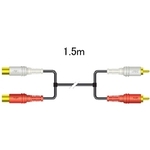 ピンジャックＸ２－ピンプラグＸ２（１．５Ｍ）　ＣＮ－１６３Ｇ　■お取り寄せ品