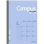 キャンパス　ダイアリー　Ａ５　マンスリーブルー