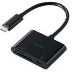 メモリリーダ／ＵＳＢ　Ｔｙｐｅ－Ｃ／ＵＳＢ５Ｇｂｐｓ／ＳＤ＋ｍｉｃｒｏＳＤ用　■お取り寄せ品