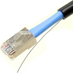 カテゴリ５ｅ　ＳＴＰ　屋外用ケーブル　単線ストレート配線　黒　４５ｍ　Ｃ５ＥＳ－ＯＤ－ＳＴＰ－ＢＫ－４５　■お取り寄せ品