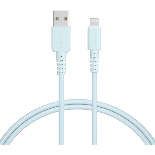 ＵＳＢ－Ａ　ｔｏ　Ｌｉｇｈｔｎｉｎｇケーブル　１ｍ　パウダーブルー　ＭＯＴ－ＳＣＢＡＬＧ１００－ＢＬ　■お取り寄せ品
