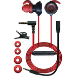 ゲーミングイヤホン　マイク付　レッド　ＥＡ－ＧＭＣＪＵ１－ＥＭＲＥ　■お取り寄せ品