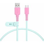 ＭＯＴＴＥＲＵ　Ａ　ｔｏ　Ｃバイカラーケーブル０．５ｍ　ミントフラミンゴ　ＭＯＴ－ＢＣＥＣＡＣ５０－ＭＦ　■お取り寄せ品