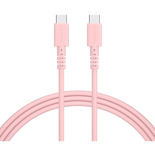 ＭＯＴＴＥＲＵ　ＵＳＢ－ＣｔｏＣシリコンケーブル　２ｍ　シェルピンク　ＭＯＴ－ＳＣＢＣＣＧ２００－ＰＫ　■お取り寄せ品