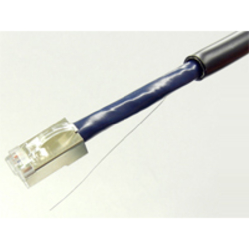 カテゴリ６　ＳＴＰ　屋外用ケーブル　単線　１０００ＢＡＳＥ－ＴＸクロス　黒　２５ｍ　■お取り寄せ品