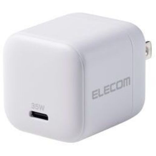 ＡＣ充電器／ＵＳＢ充電器／ＵＳＢ　ＰＤ対応／３５Ｗ／ＵＳＢ－Ｃ&times;１／スイングプラグ／ホワイト　■お取り寄せ品