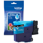 【ブラザー純正】インクカートリッジ　シアン　大容量タイプ　ＬＣ５１６ＸＬＣ　■２営業日内届