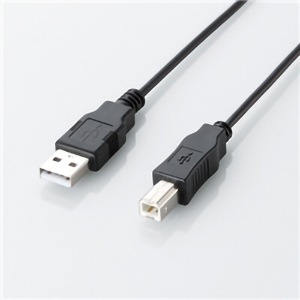エコＵＳＢ２．０ケーブル／Ａ－Ｂタイプ／エコ／１．５ｍ／ブラック　■お取り寄せ品